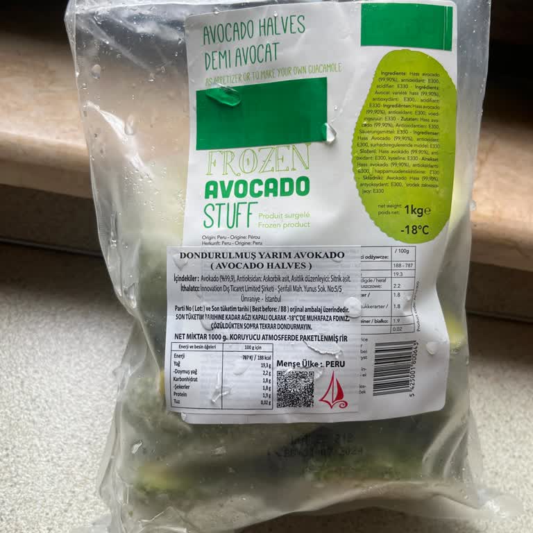 Metro Grossmarket Metro Dondurulmuş Avokado Hayal Kırıklığı