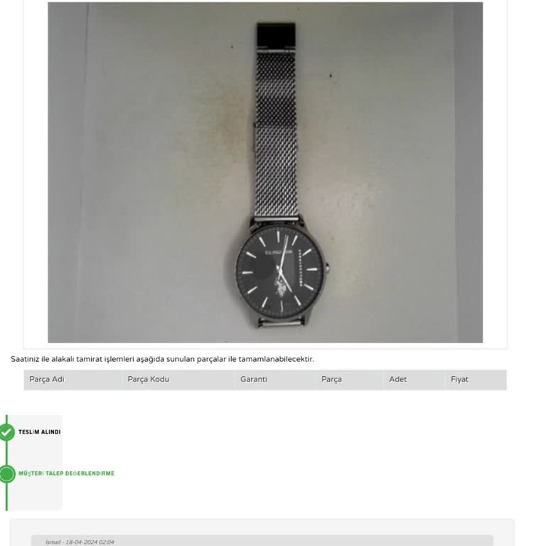 Saat&Saat Online Satıştan Defolu Ürün Hayal Kırıklığı