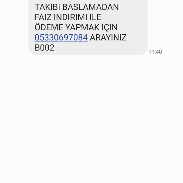 Metka Hukuk (SMS) Yanıltıcı İcra Tehdidiyle Karşı Karşıya Kaldım