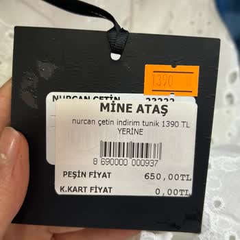 Mine Ataş Kendi Hataları Ve Değişim Yapmayan Firma