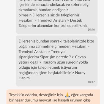 Trendyol-Babygoo Satıcı Sürat Kargo Şikayet