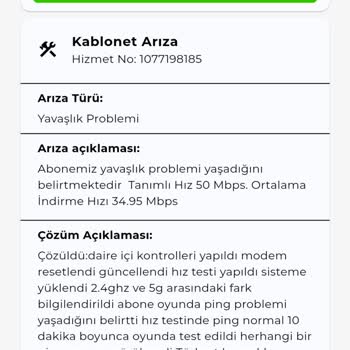 Kablo Net Yapılamayan Arıza Ve Abonelik İptali