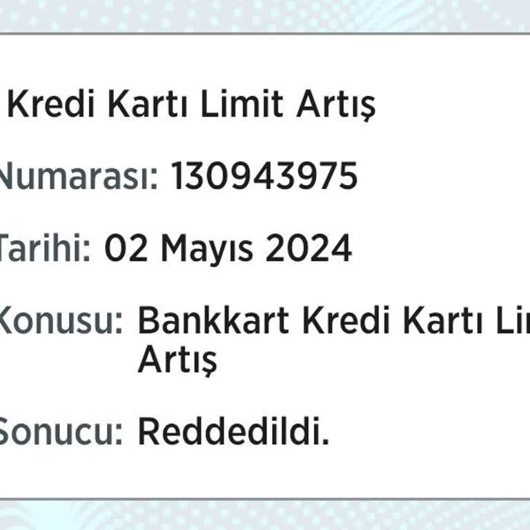 Ziraat Bankası Ziraat Kartı Limit Sorunu