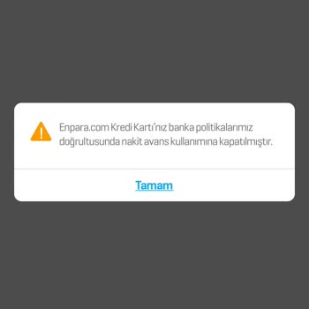 Enpara Pişmanlıktır Böyle Bir Şey Olamaz!