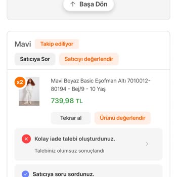 Hepsiburada İade Yanlış Ürün Diye Kabul Edilmedi