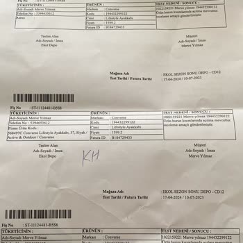 Boyner'den Alınan Converse Ayakkabı