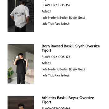 Flaw Wears Para İadesi Yapmıyor Sürekli Oyalıyor