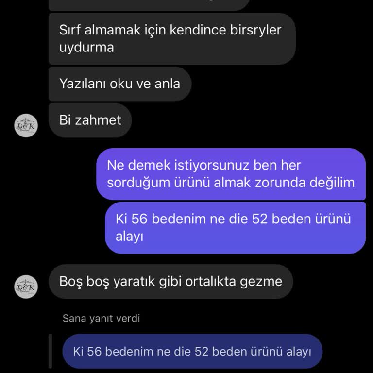 D & K Boutique (Instagram) Üslup Yoksunusunuz Resmen