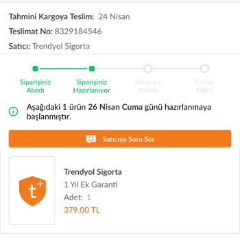 Trendyol Kahve Makinamı Göndermiyorlar Acil Destek İstiyorum.