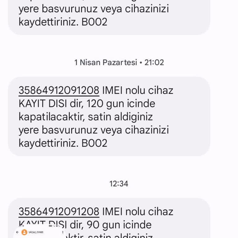 Reeder Kayıt Dışı Telefon Satışı Sıkıntısı Yaşıyorum