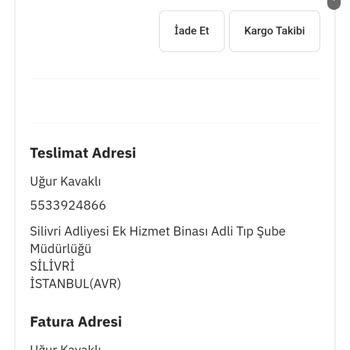 Teif.com.tr Bozuk Ürün, Boyutu Farklı Ürün Gönderildi