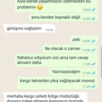 Visse Home Teslim Etmeyen Ürün Ve Personel Hk