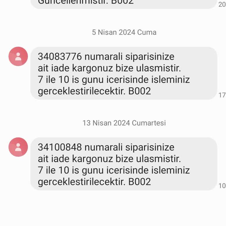 Sefamerve Ücretim İade Edilmedi