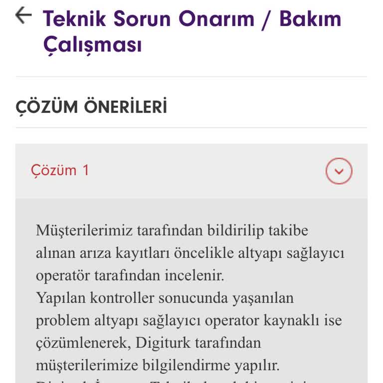 Digiturk İnternet Arıza Kaydı İçin Para Talep Ediyor