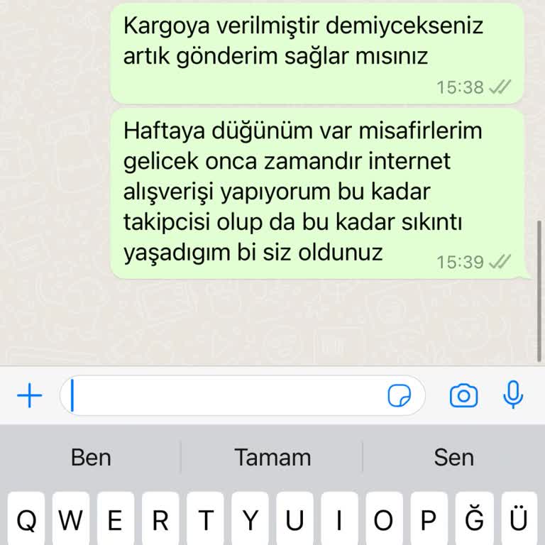 Asya_perdeevi (Instagram) Sipariş Sürecinde Yaşanan İletişim Ve Teslimat Problemleri