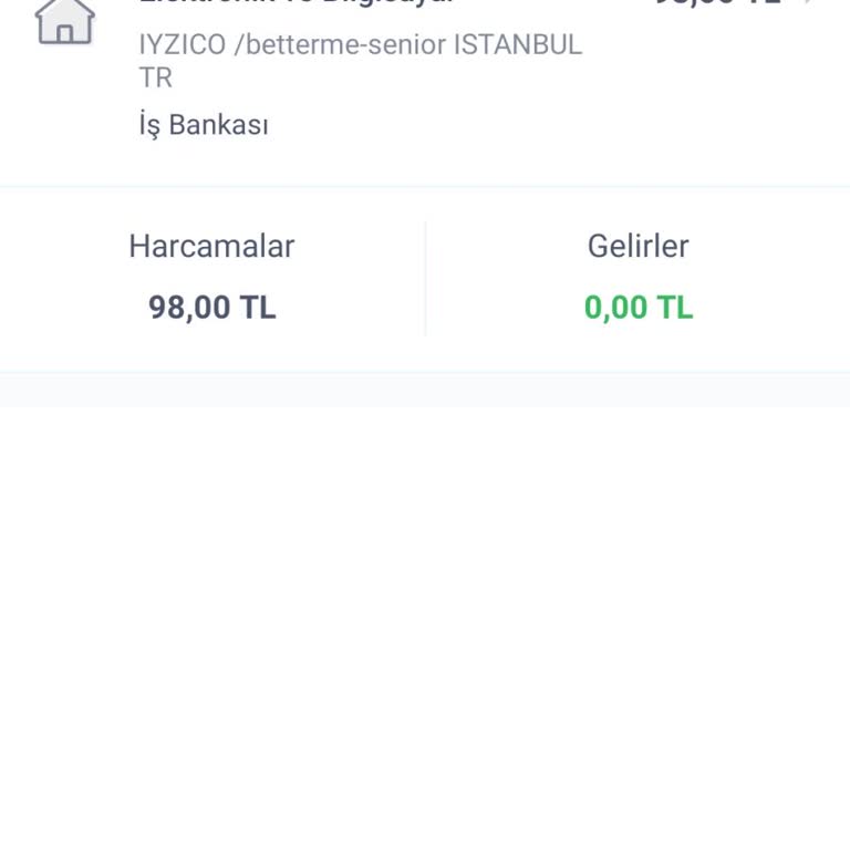 Betterme Planı Kapsamında Kredi Kartımdan 98 TL Çekilmiş