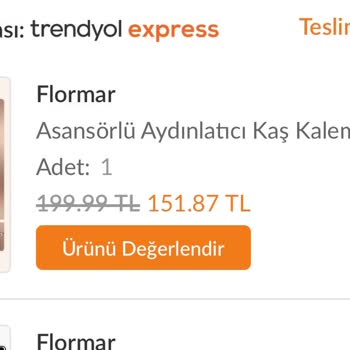 Trendyol Flormar Ürünlerinin Yanlış Gönderilmesi