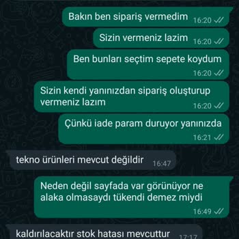 B&G Sportive Hayal Kırıklığına Uğratan Alışveriş Deneyimi