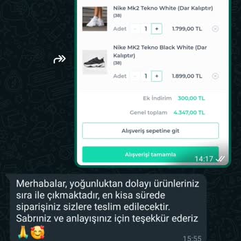 B&G Sportive Hayal Kırıklığına Uğratan Alışveriş Deneyimi