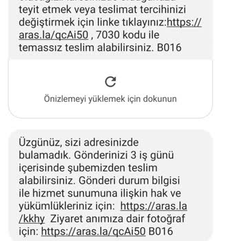 Aras Kargo Çayırova Şubesindeki Ürün Teslimi Ve İletişim Sorunları