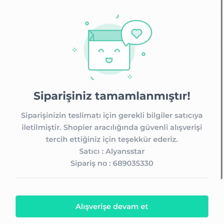 Alyansstar (Instagram) Sipariş Sorunu