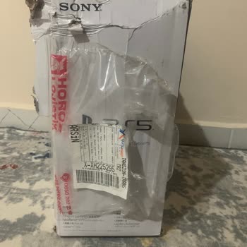 Şok Market Sony Ps 5 Hasarlı Ve Eksik Malzeme