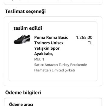 Amazon Puma Roma Ayakkabı Çatlaklar Kırılmalar Oluştu