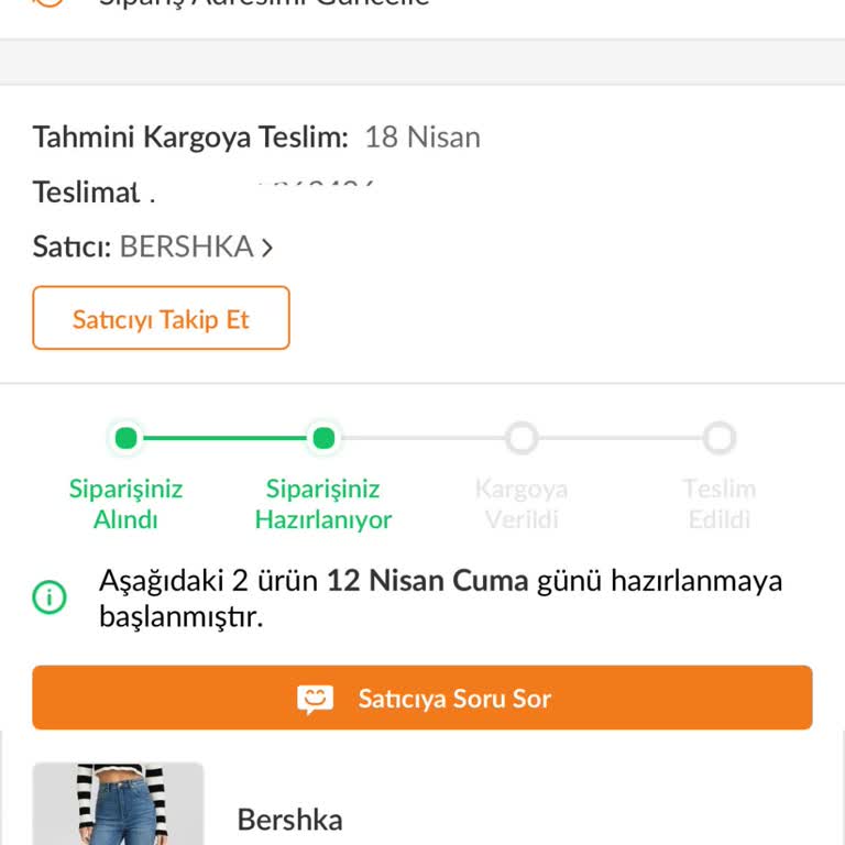 Bershka Kargomu 20 Gündür Göndermiyorlar