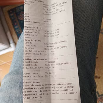 Buderus Kombi Eşanjör Delinmesi