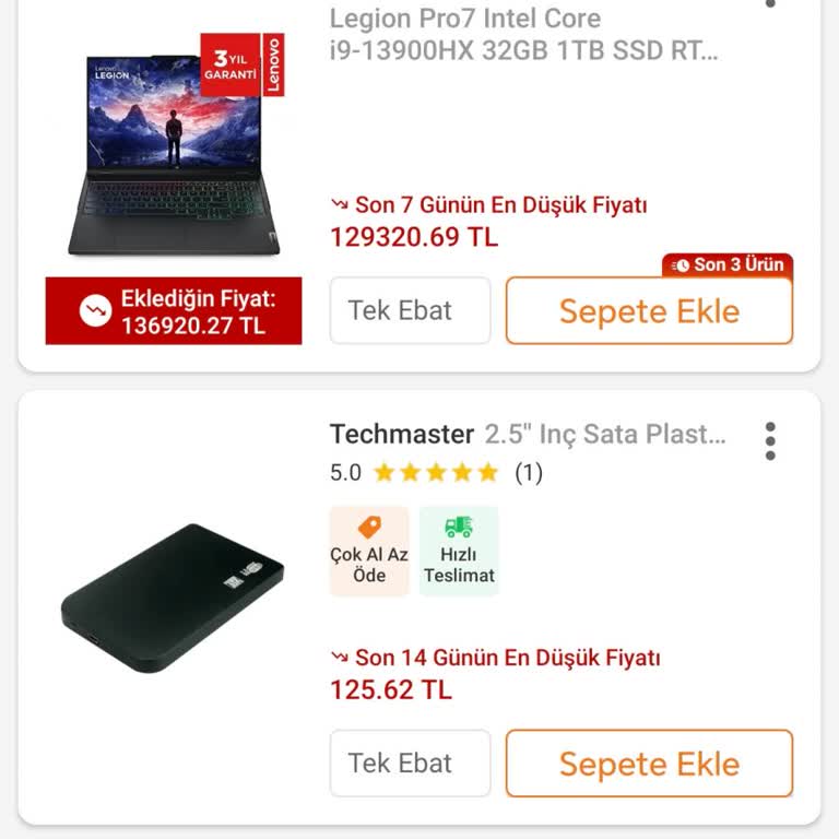 Trendyol Ani Fiyat Düşüş Mağduriyeti