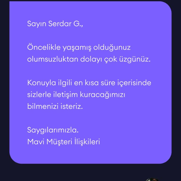 Marka Giyim Şikayet Çözümü İçin Dönüş Yapmadılar.