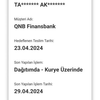 AGT Kurye (aynigunteslim.com) Kart Teslimatında Yaşanan Gecikme Kabusu