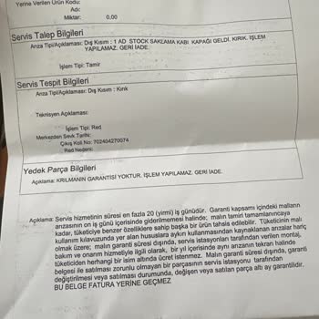 Jumbo Bozulan Stock Saklama Kabı Kapağını Garanti Aynen Yolladı