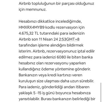 Airbnb İademi Yapmadı Ve Destek Ekibi Konuyu Çözmüyor