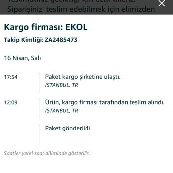 Amazon.com.tr Siparişi İptal Edemiyorum