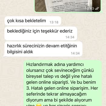 Reis Kuyumculuk Siparişler Sıklıkla Hatalı Geliyor Ve Değişim Süreci Çok Uzun