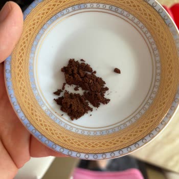 Kahve Dünyası Kahvesi İçinde Plastik Görünümlü Bir Şeyler Var