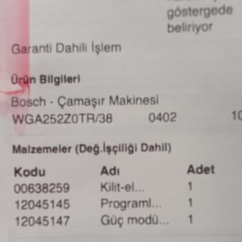 Bosch Seri 4 Çamaşır Makinesi