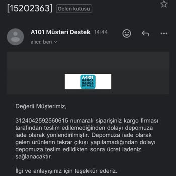 A101 Ayakkabı Teslimat Sıkıntısı