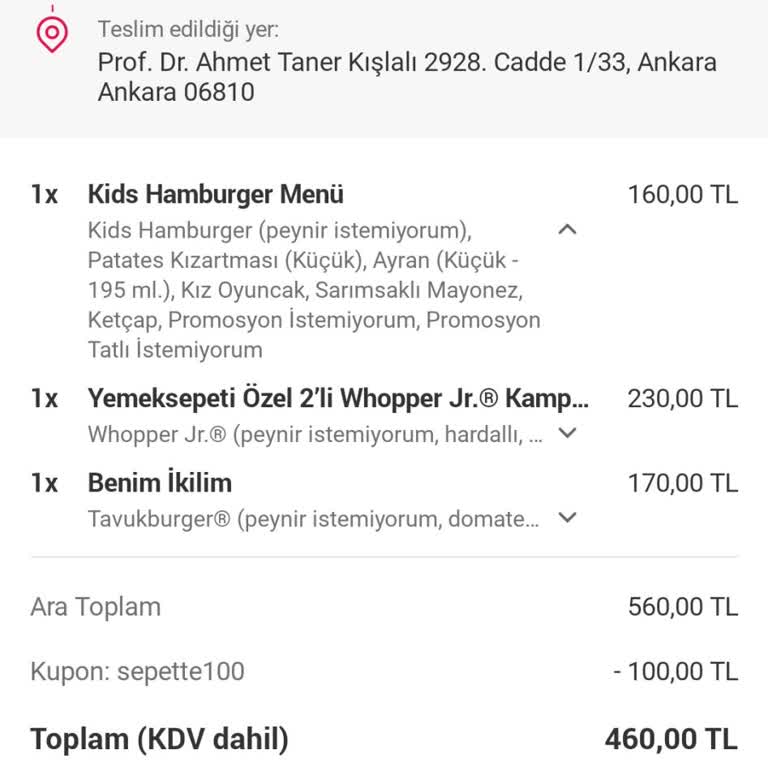 Yemeksepeti Muhatap Ve Çözüm Yok