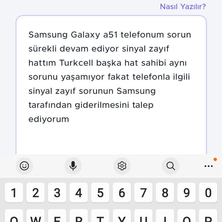 Samsung A51 Sinyal Zayıf Sorunu