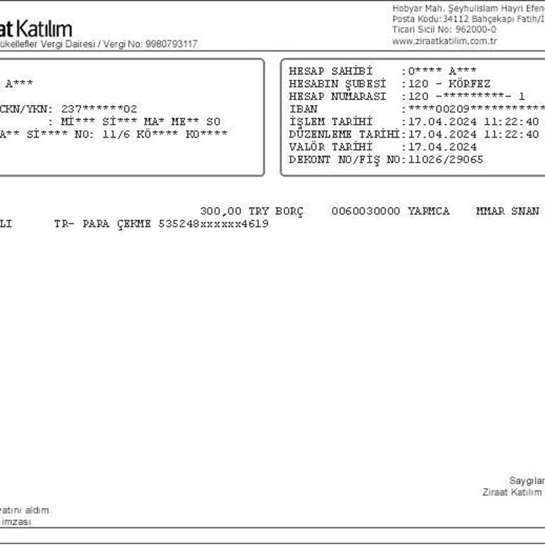 Ziraat Katılım Bankası Ziraat Katılım Paramı İade Etmiyor.