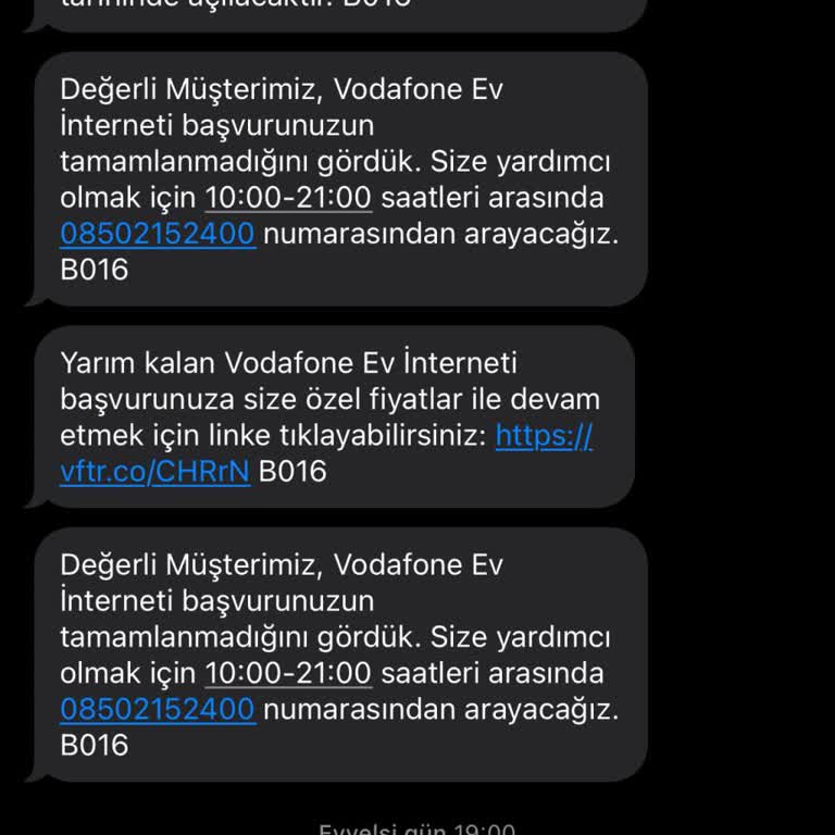 Vodafone Net İptal Birimi Taahhüt Yanıltmacası