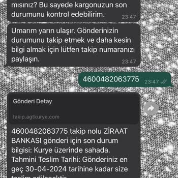 AGT Kargo Kargomu Getirmedi