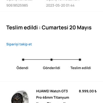 Huawei Watch GT3 Pro 46mm Titanyum