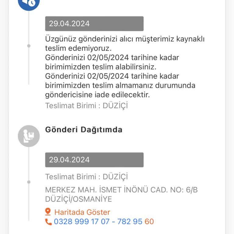 MNG Kargo Sahte Dağıtım Mesajı