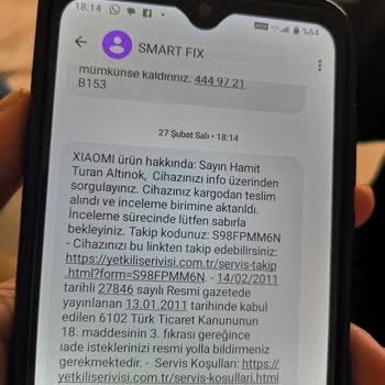 Sentar Smart Fix Ev Aletleri Paramızı Ve Ürünümüzü İade Etmedi