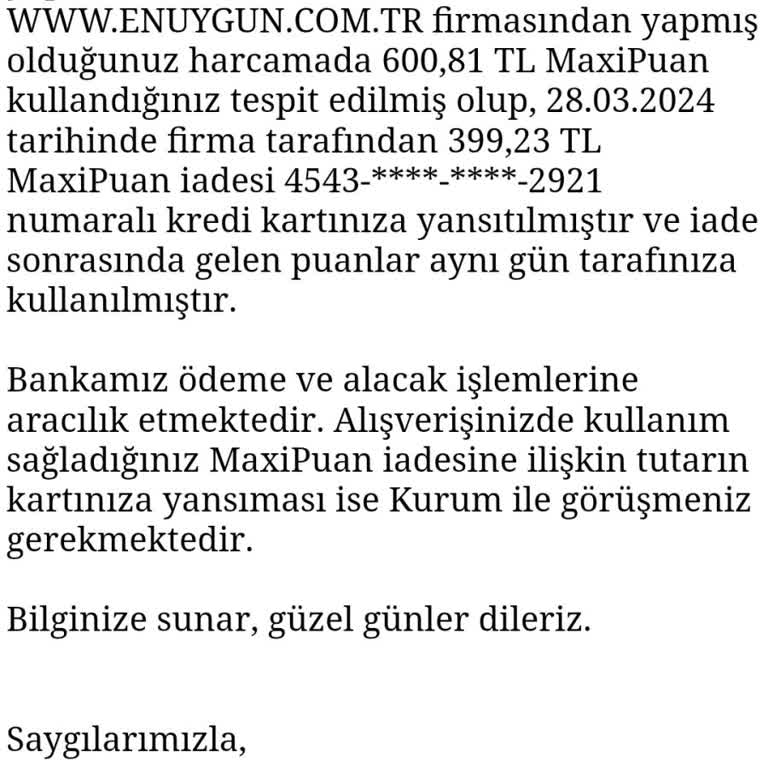 En Uygun Com Şikayet