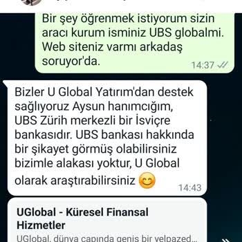 U Global Yatırım. Ades S Market Teks. İnş.