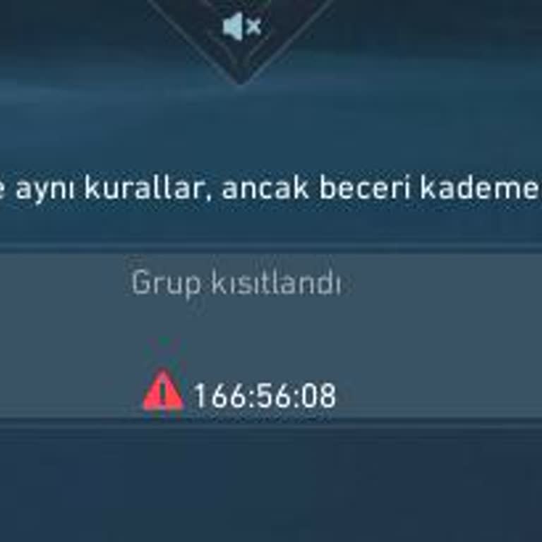 Valorantta 160 Saat Banımın Kaldırılmasını Talep Ediyorum